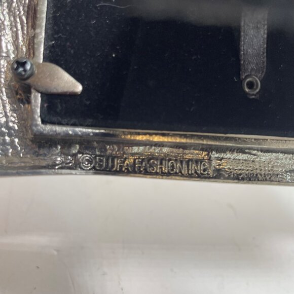 Vintage New York Metal Picture Frame 4" X 6" With Statue of Liberty & Empire Sta - Picture 9 of 12